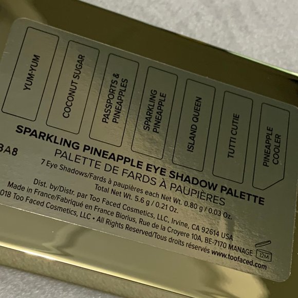 NEW Too Faced Tutti Frutti “Sparkling Pineapple” - Picture 5 of 11